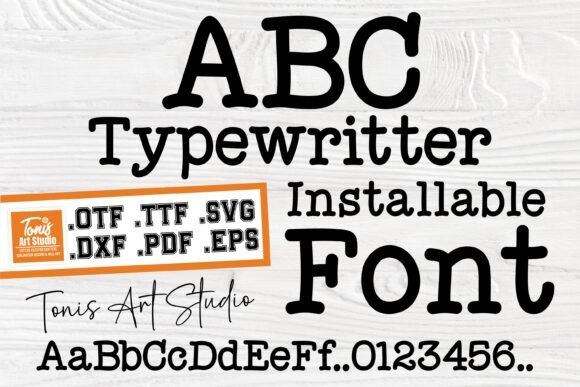 Ab Typewriter: Classic Font for Vintage Digital Designs