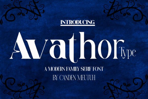 Avathor Type: Bold, Retro-Inspired Serif for Modern Design