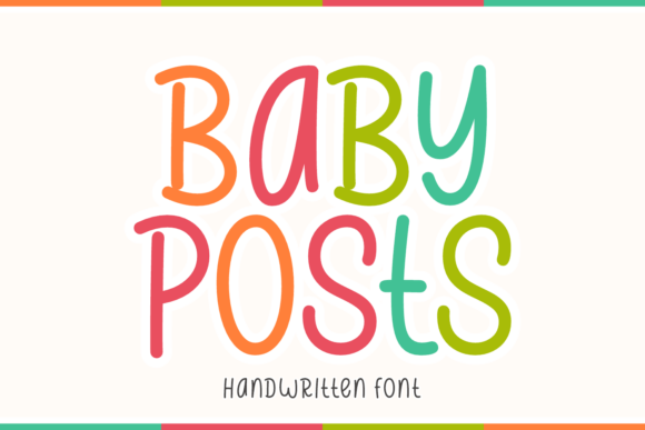 Baby Posts: A Charming Handwritten Font for Creative Projects
