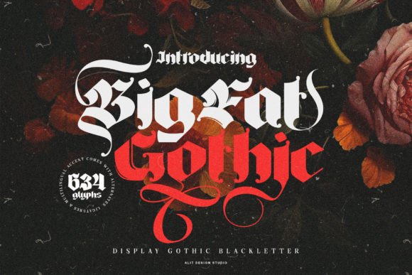 Big Fat Gothic: Bold Font for Striking Designs