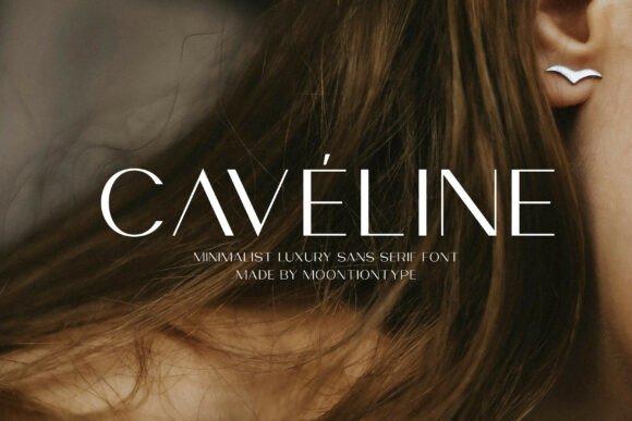 Caveline: Modern Luxury Sans Serif Font