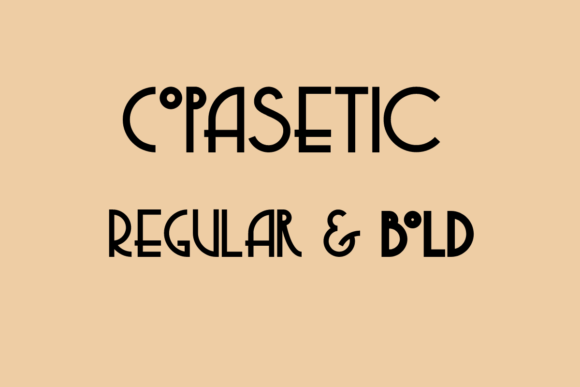 Copasetic: A Cool Retro Sans Serif for Modern Design