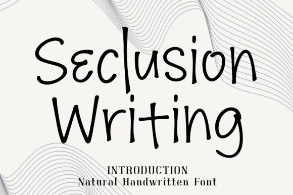 Discover Seclusion Writing: A Font of Authentic Elegance