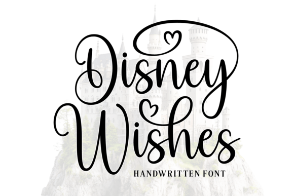 Disney Wishes: A Handwritten Font for Enchanting Designs