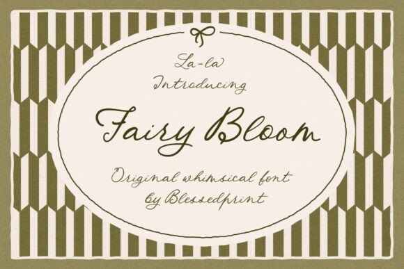 Fairy Bloom: A Whimsical Handwritten Font for Elegant Designs