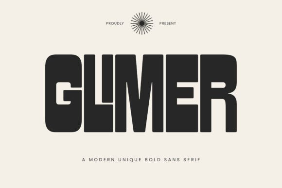 Glimer: A Bold Sans Serif for Powerful Design Statements