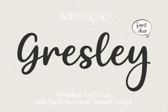 Gresley: A Modern Typeface Pairing for Bold Design