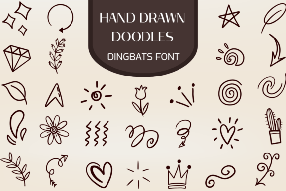 Hand Drawn Doodles: A Whimsical Font for Creative Projects