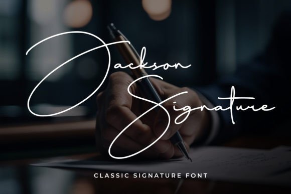 Jackson Signature: The Classic Monoline Font for Modern Brands