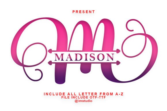 Madison: A Dainty and Beautiful Decorative Font
