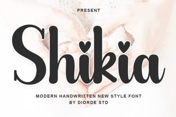 Shikia: A Handwritten Font for Charming Designs