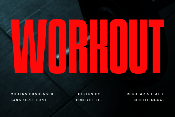 Workout: A Typeface for High-Impact Design
