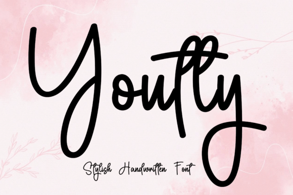 Youtly: A Handwritten Font for Friendly Design